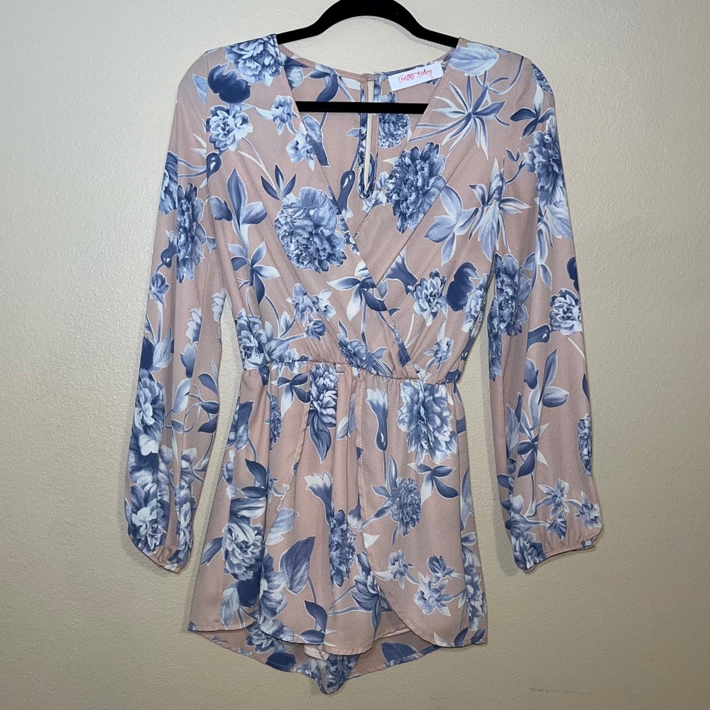 Floral Print Romper